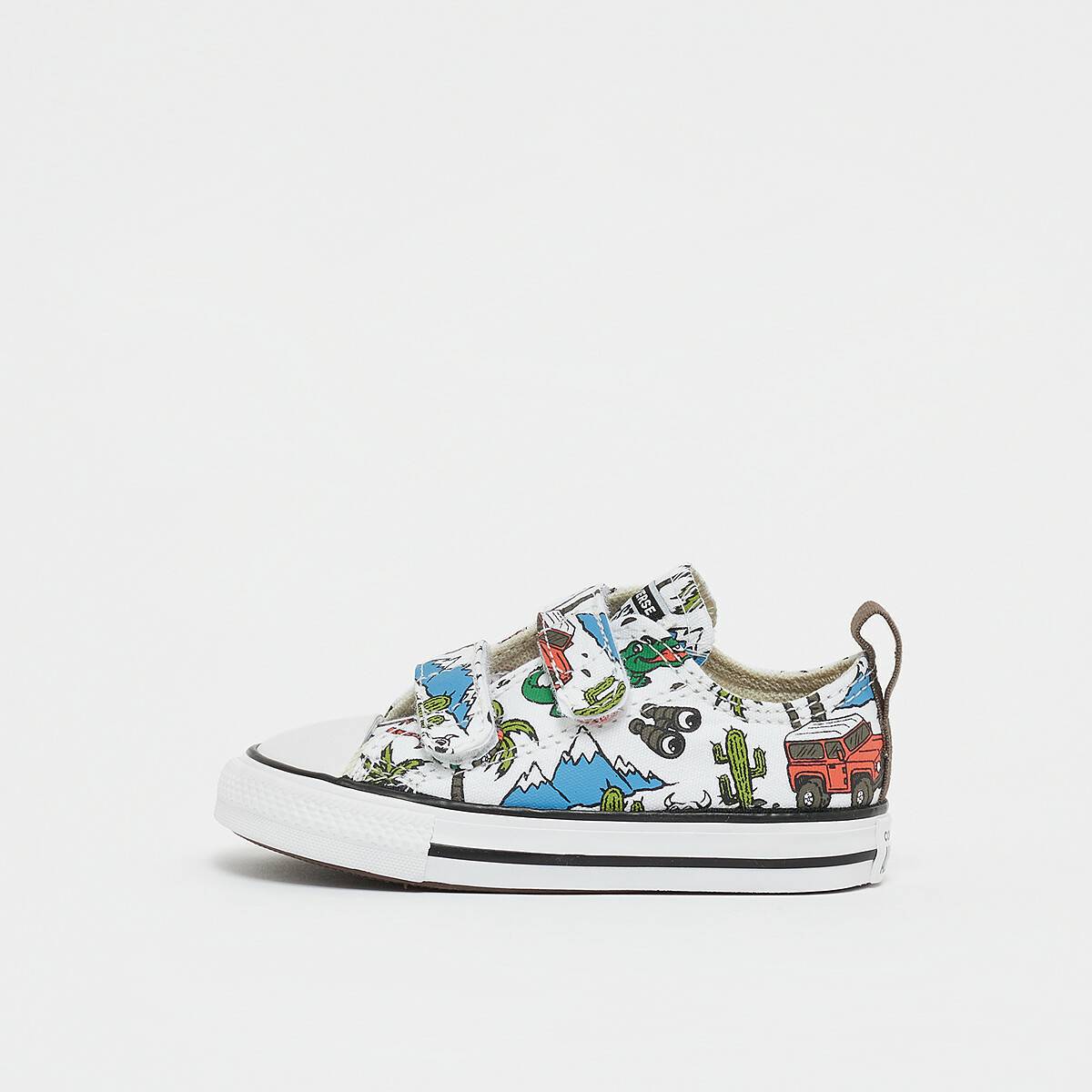 Converse Chuck Taylor All Star Low Top Easy-OnEasy-On Desert Explorer Kids white/engine smoke/green (A02455C) Calzado infantil