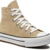 Converse Fabric Sneakers Chuck Taylor All Star Lift Platform A06344C beige Calzado infantil