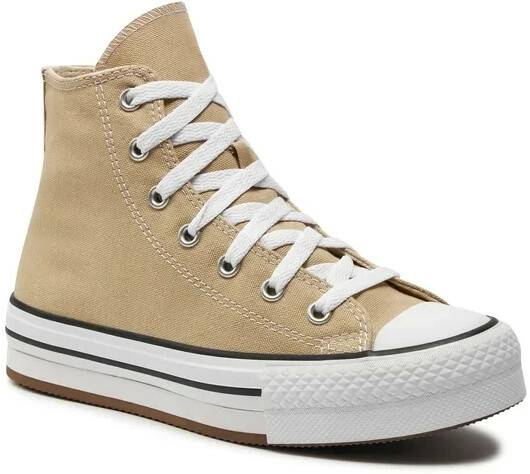 Converse Fabric Sneakers Chuck Taylor All Star Lift Platform A06344C beige Calzado infantil