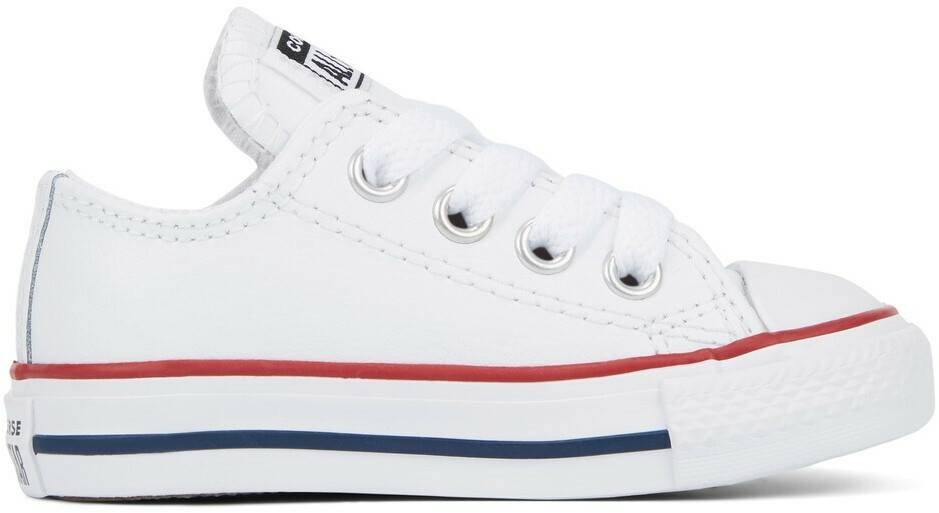 Converse Infant Leather Chuck Taylor All Star white/garnet/navy Calzado infantil