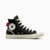 Sneakers Converse Chuck Taylor All Star Hi Women(A07118C) black/red/egret