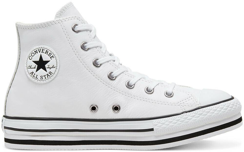 Calzado infantil Converse Leather Chuck Taylor All Star Platform Kidswhite/white/black