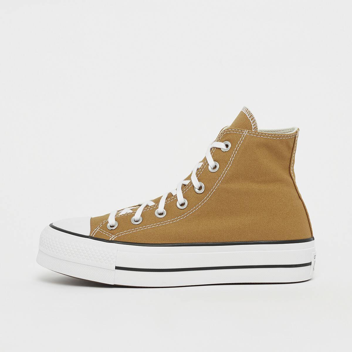 Converse Chuck Taylor All Star Lift Platform trek tan white black Sneakers