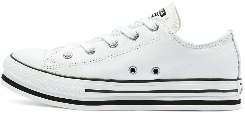 Calzado infantil Converse Leather EVA Platform Chuck Taylor All Star Kidswhite/black/egret