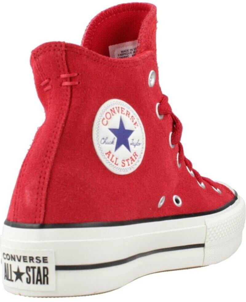 Converse Chuck Taylor All Star Lift Platform Suedegym red/egret/black Sneakers