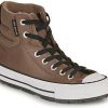 Converse CHUCK TAYLOR ALL STAR BERKSHIRE FLEECE brown Calzado infantil