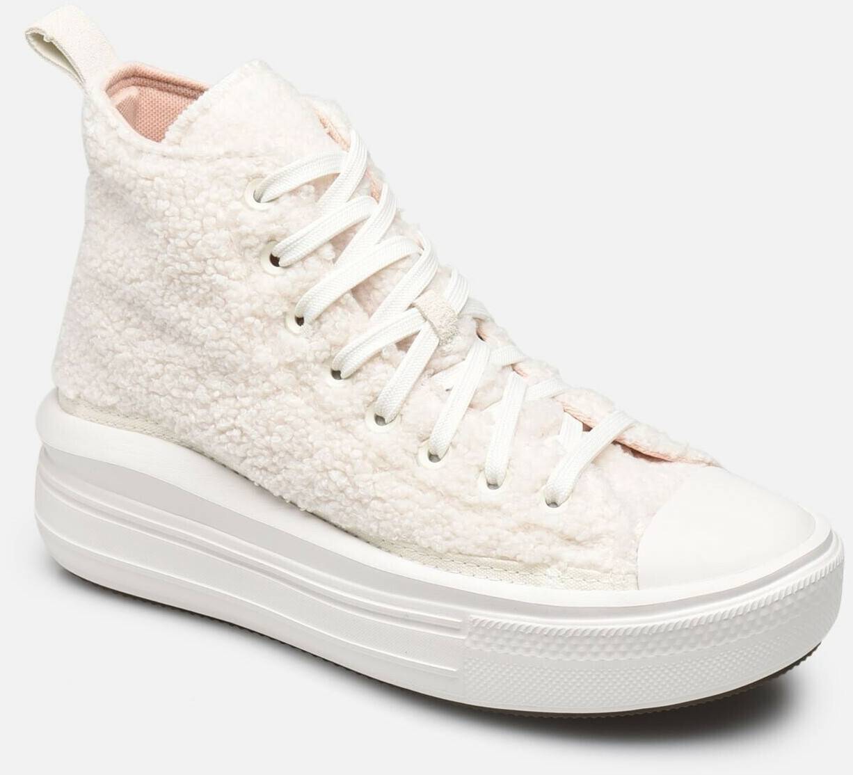 Sneakers Converse Chuck Taylor All Star Move Platform SherpaCozy Tones Chuck Taylor All Star Move egret/dusk pink/vintage white