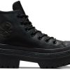 Converse Chuck Taylor All Star Lugged Heel Leather Platformblack/black/black Sneakers