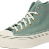 Converse Sneakers Chuck Taylor All Star Modern Lift Platform Crafted Stitching A07547C green Sneakers