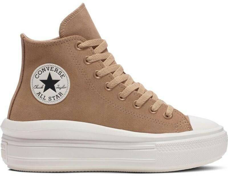 Sneakers Converse Chuck Taylor All Star Move Platform Colorful Suedecoffee rum/egret/black