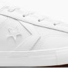 Converse Pro Blaze Strap Leather Low Top Junior white/white Calzado infantil