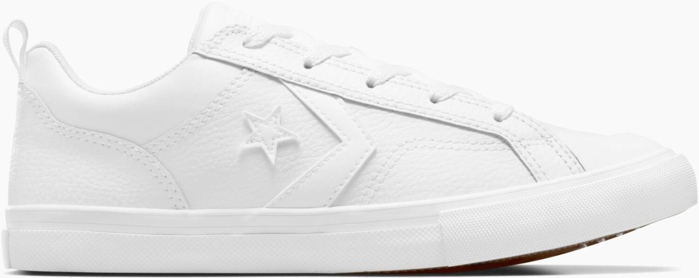 Converse Pro Blaze Strap Leather Low Top Junior white/white Calzado infantil