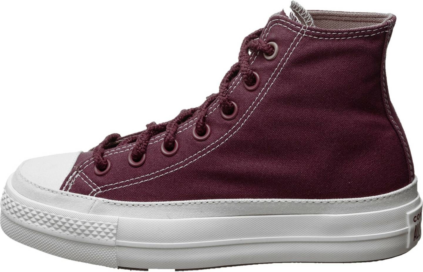 Converse Chuck Taylor All Star Lift Platform Workwear Womenburgundy/red/beige Sneakers