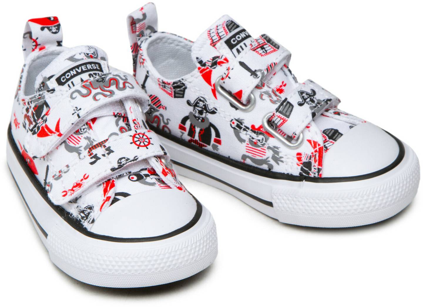 Calzado infantil Converse Chuck Taylor All Star 2V ToddlerPirates Cove white/university red/black