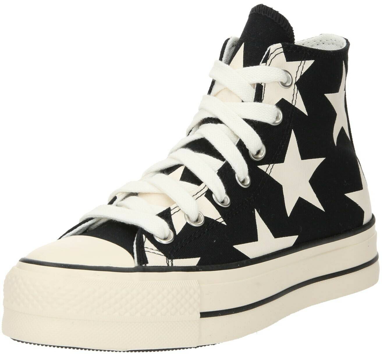 Converse CHUCK TAYLOR ALL STAR LIFT PLATFORM LARGE STAR black Sneakers