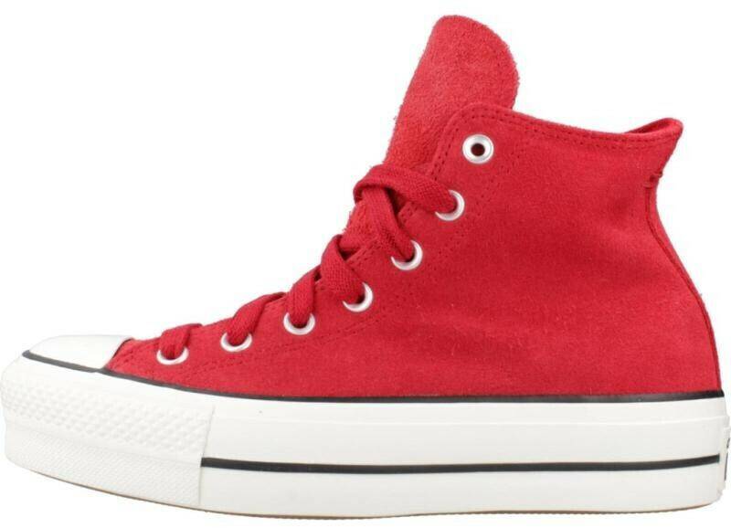 Converse Chuck Taylor All Star Lift Platform Suedegym red/egret/black Sneakers