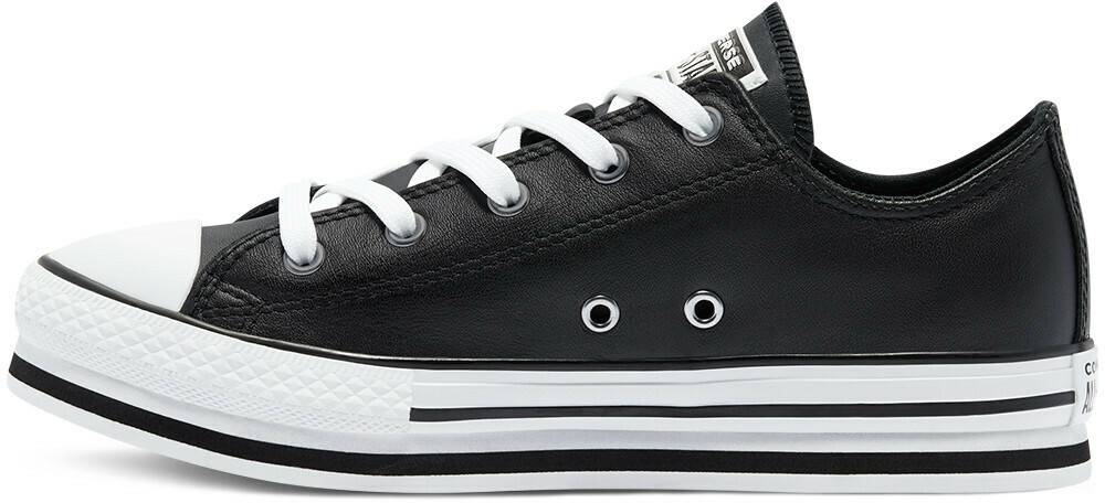 Converse Leather EVA Platform Chuck Taylor All Star Kidsblack/white/black Calzado infantil