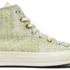 Converse Chuck 70 Hi Jacquard Sports Shoes A04496C-Green-38 Sneakers