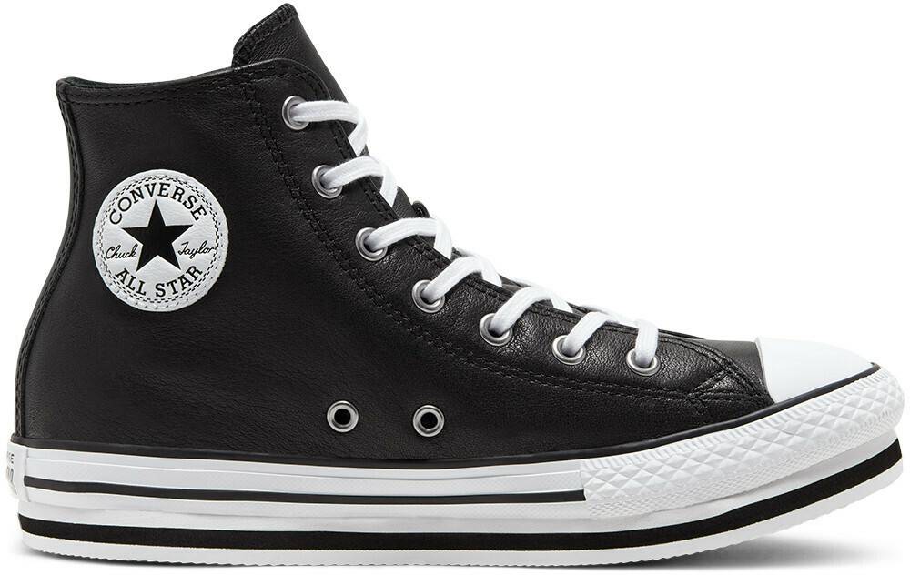 Converse Leather Chuck Taylor All Star Platform Kidsblack/white/black Calzado infantil