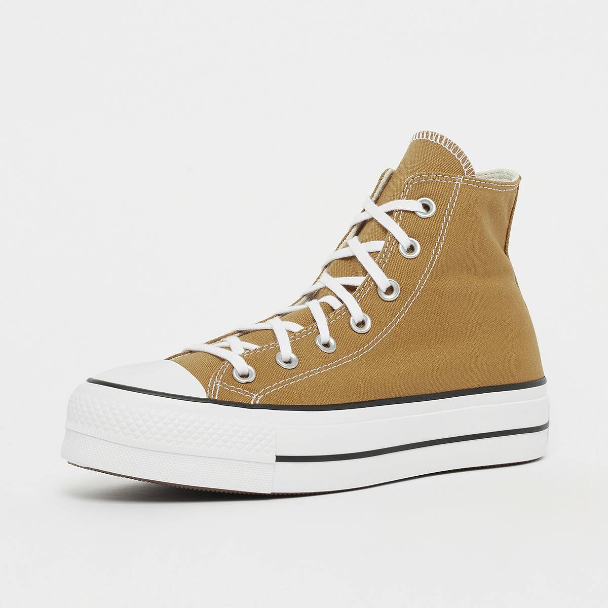 Converse Chuck Taylor All Star Lift Platform trek tan white black Sneakers