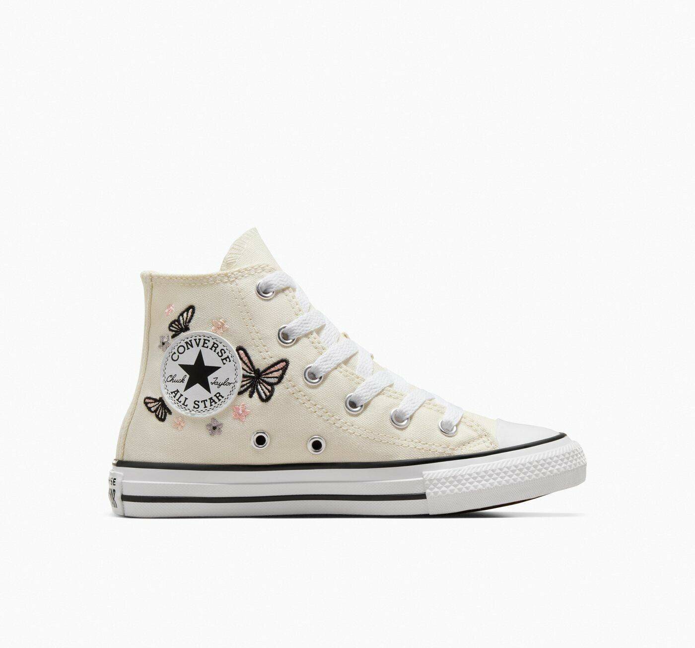 Converse CHUCK TAYLOR ALL STAR BUTTERFLIES Sneaker white Calzado infantil