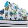 Calzado infantil Converse Chuck Taylor All Star 2V ToddlerSweet Scoops white/baltic blue/lime rave