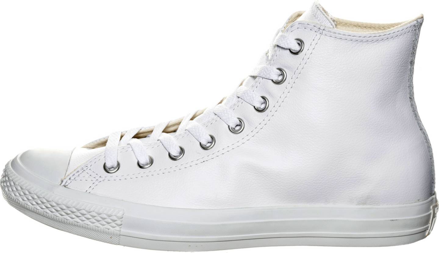 Converse Chuck Taylor All Star Leather HiWhite Monochrome 1T406 Sneakers