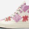 Converse Chuck 70 Bright Embroidery egret/beyond pink/soft red Sneakers