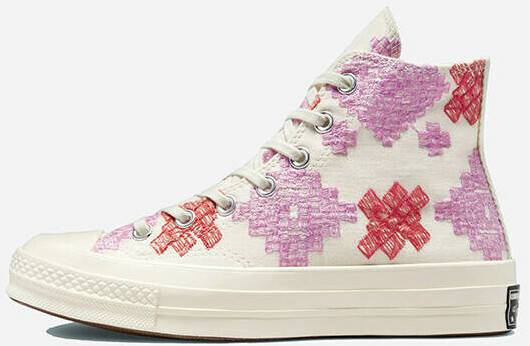 Converse Chuck 70 Bright Embroidery egret/beyond pink/soft red Sneakers