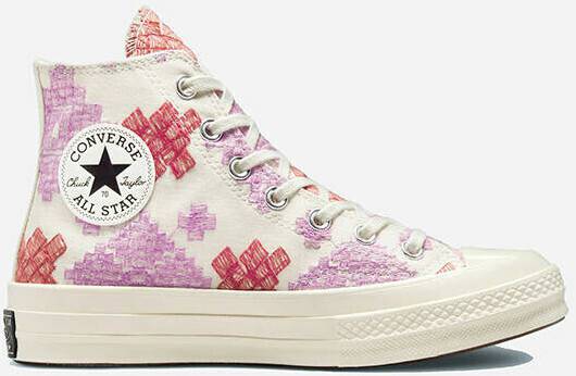 Converse Chuck 70 Bright Embroidery egret/beyond pink/soft red Sneakers