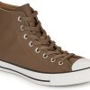 Converse Chuck Taylor All Star Leather Hiengine smoke/squirmy worm brown Sneakers