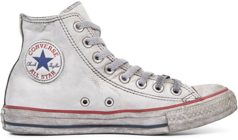 Converse Chuck Taylor All Star Vintage Leatherwhite/gray/black Sneakers