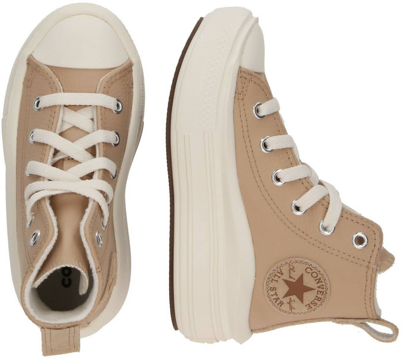 Converse Chuck Taylor All Star Move Leather Kids warm quarry/egret/warm quarry Calzado infantil