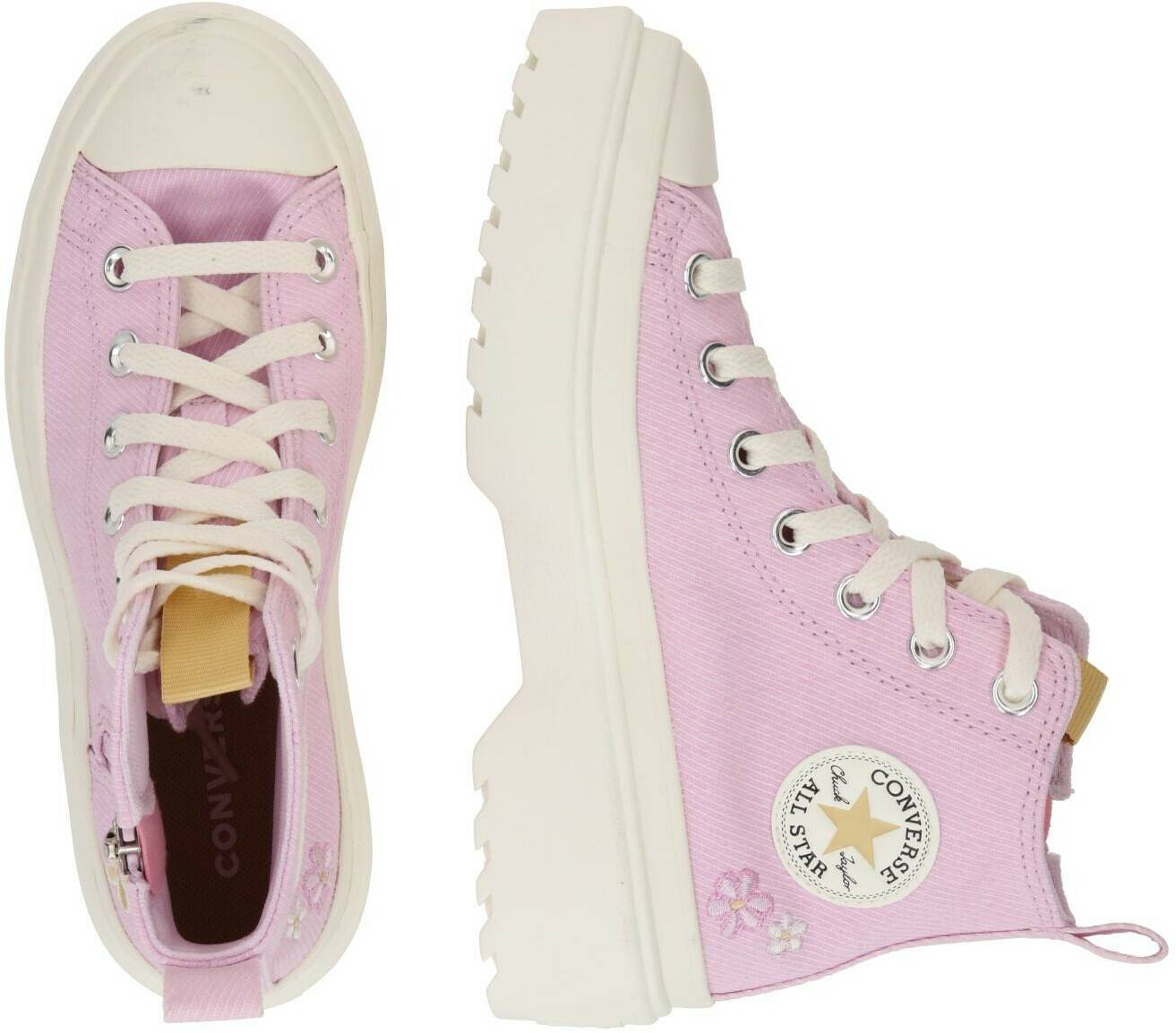 Calzado infantil Converse Sneaker 'CHUCK TAYLOR ALL STAR LUGGED' yellow pink black white