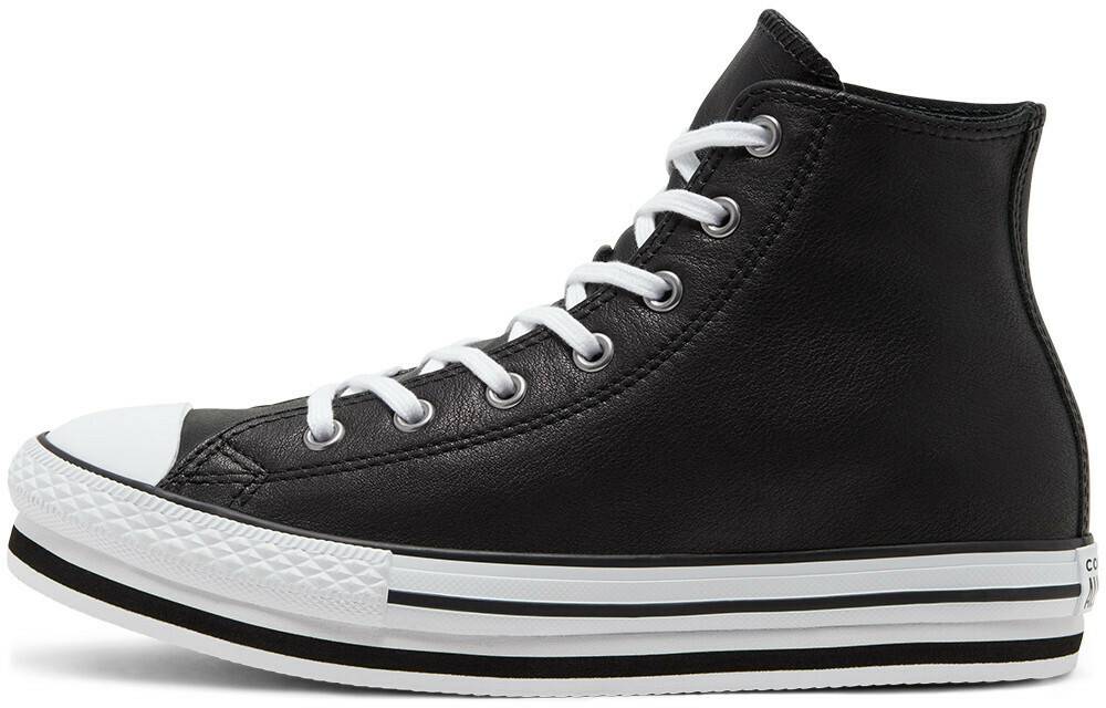 Converse Leather Chuck Taylor All Star Platform Kidsblack/white/black Calzado infantil