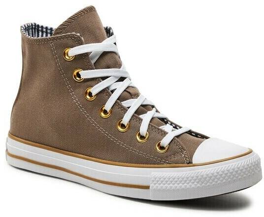 Sneakers Converse Sneakers made of fabric Chuck Taylor All Star Herringbone Stripe A06440C brown