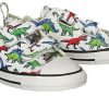 Converse Velcro Sneakers Ctas 2V Ox Dinosaurs white multied Calzado infantil