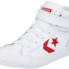 Converse Pro Blaze Strap Varsity Leather Hi white/university red/blue Calzado infantil