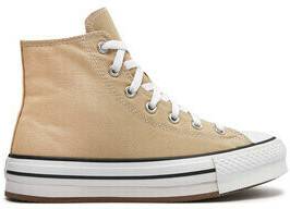 Converse Fabric Sneakers Chuck Taylor All Star Lift Platform A06344C beige Calzado infantil