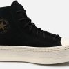 Sneakers Converse Chuck Taylor All Star Modern Lift Platform Mono Suedeblack/black/egret