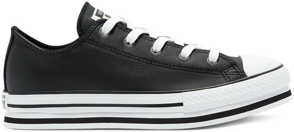 Converse Leather EVA Platform Chuck Taylor All Star Kidsblack/white/black Calzado infantil