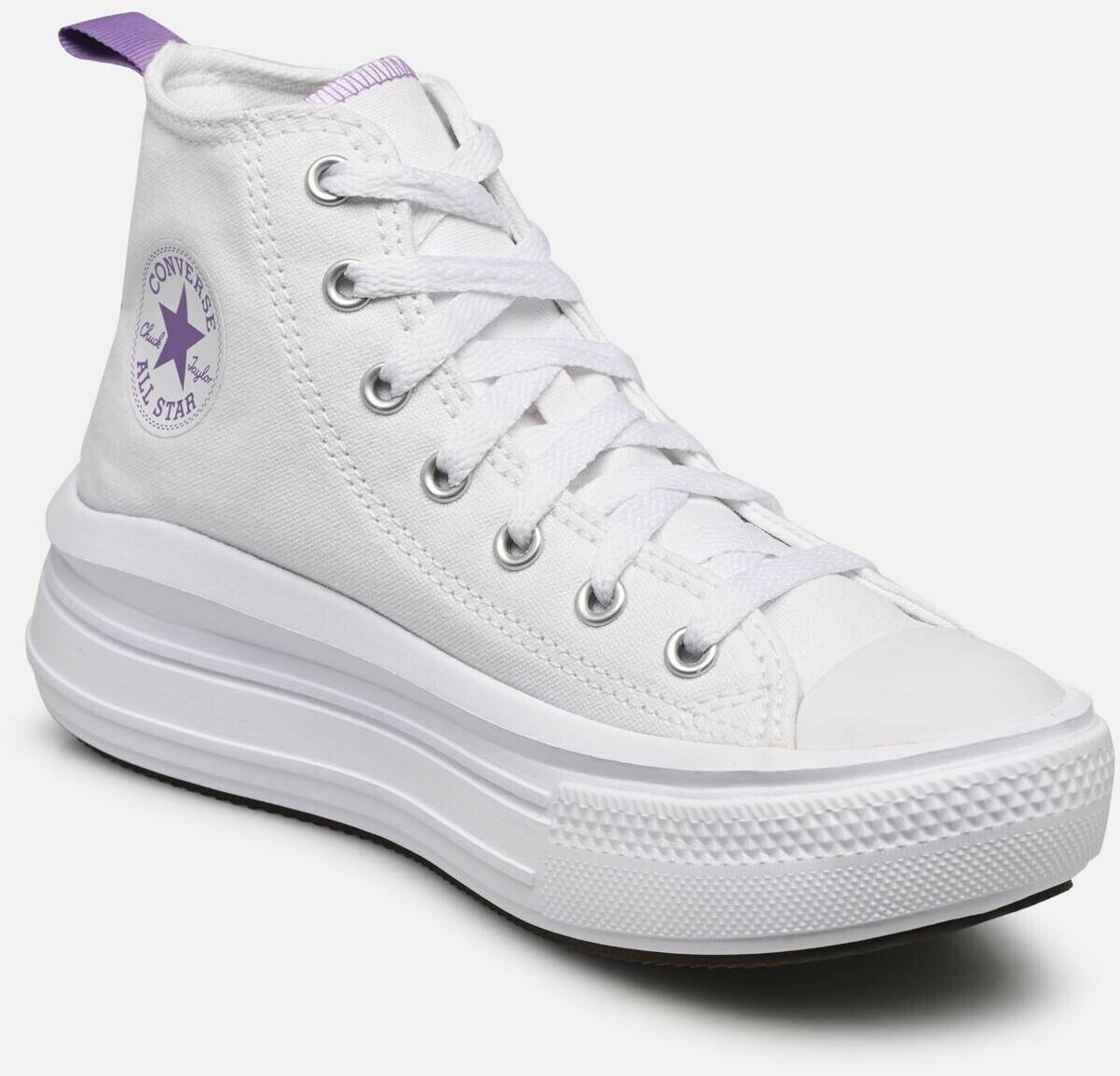 Calzado infantil Converse Chuck Taylor All Star Move Kidswhite/pixel purple/white