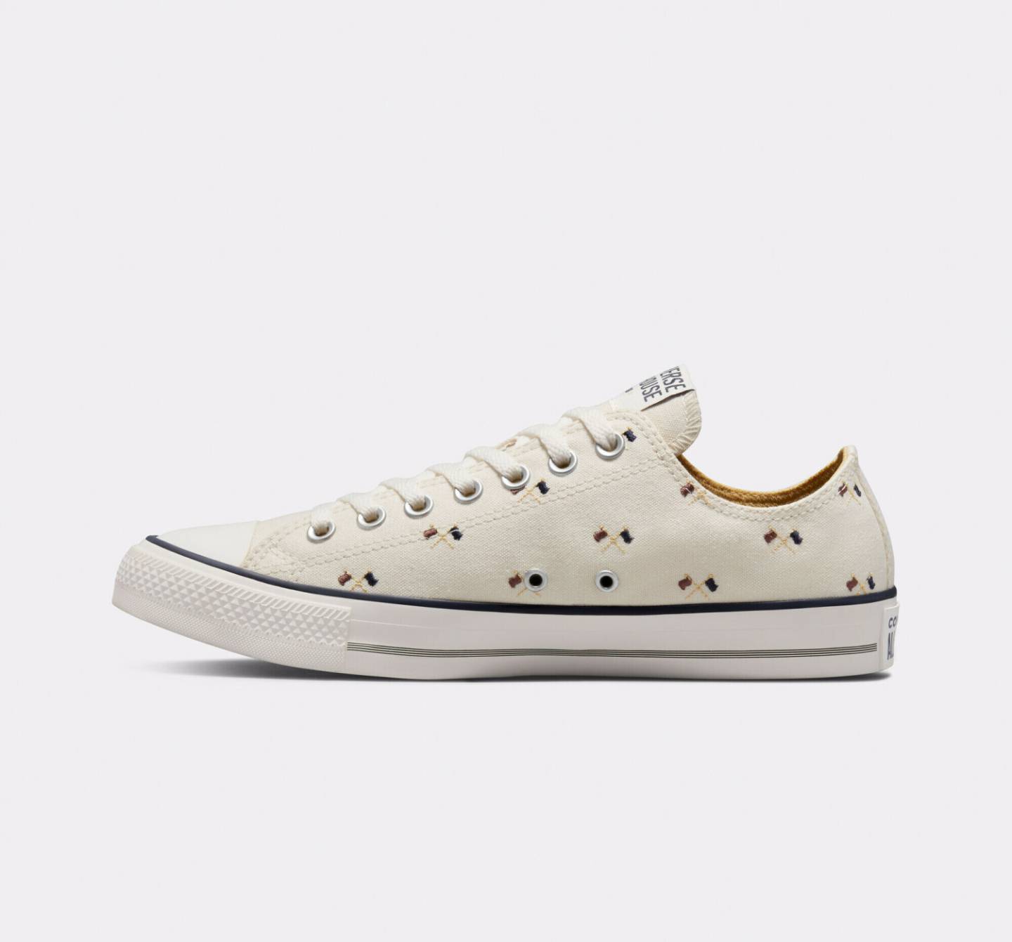 Converse Chuck Taylor All Star Clubhouse Low (A03405C) egret/red oak/obsidian Sneakers