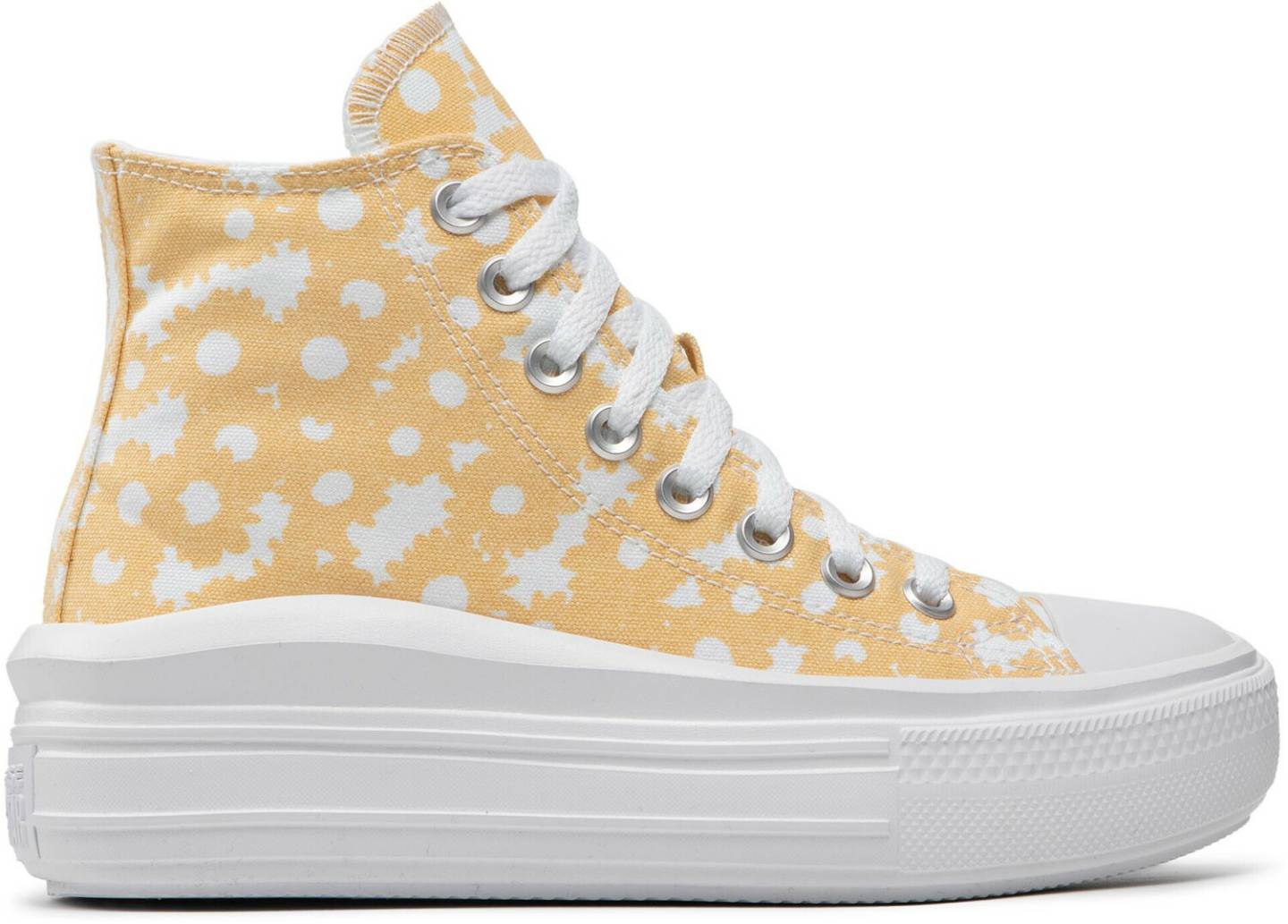 Converse Chuck Taylor All Star Move KidsBig Kids Floral cyber mango/white/white Calzado infantil