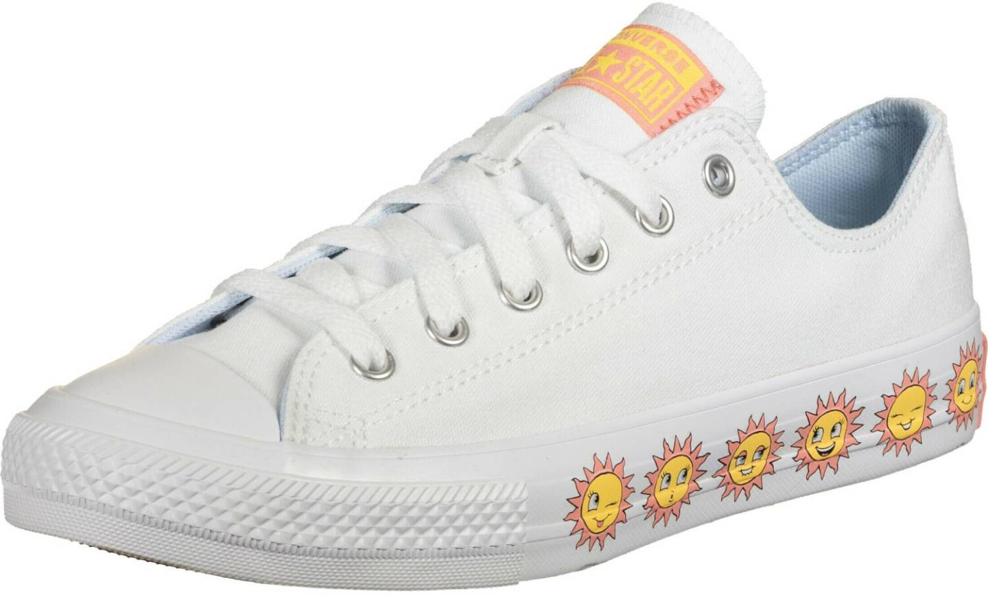 Converse Sun Graphic Chuck Taylor All Star white/chambray blue/pink gaze Calzado infantil