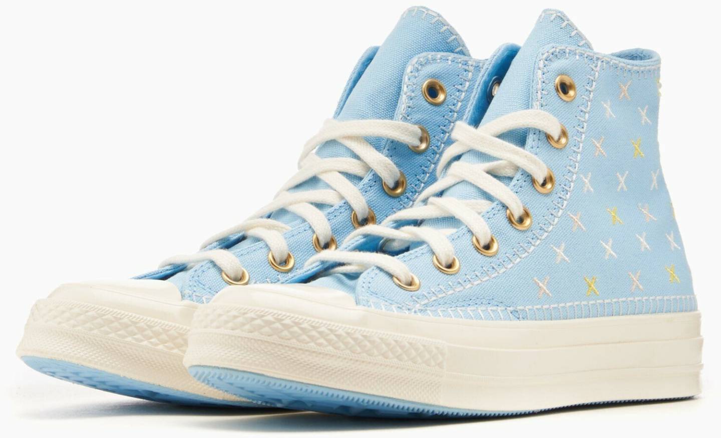 Sneakers Converse Chuck 70 Crafted Stitching true sky/egret/gold