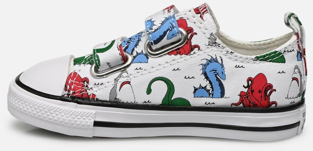 Converse Chuck Taylor All Star Low Top Easy-OnSea Monsters white/multi/black Calzado infantil