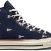 Converse Chuck 70 Hi Nautical Sports Shoes A04965C-Black-40 Sneakers