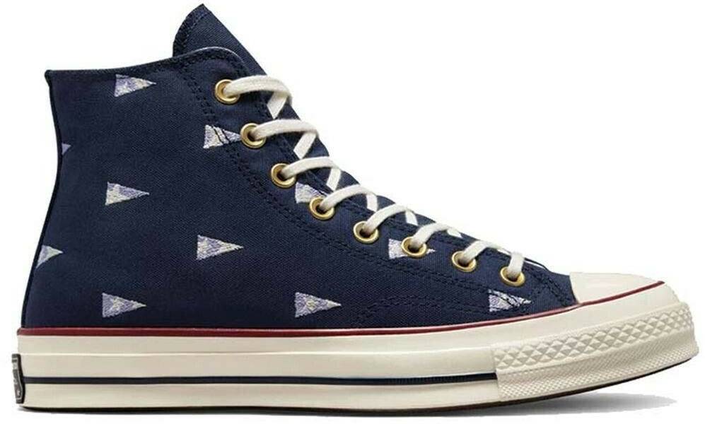 Converse Chuck 70 Hi Nautical Sports Shoes A04965C-Black-40 Sneakers