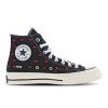 Converse Chuck 70 EmbroideredLips black/university red/egret Sneakers